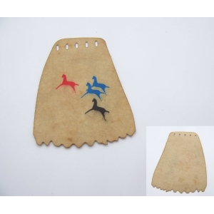 PLAYMOBIL (E179) INDIENS - Porte en Toile Peintures Chevaux Tipi 3733 EN l'ETAT