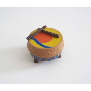 PLAYMOBIL (E132) INDIENS - Peau de Tambour avec Support & Baguettes Marron 3732