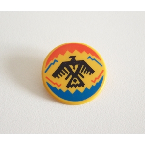 PLAYMOBIL (E160) INDIENS - Bouclier Rond à Motifs avec Aigle 3872 3873