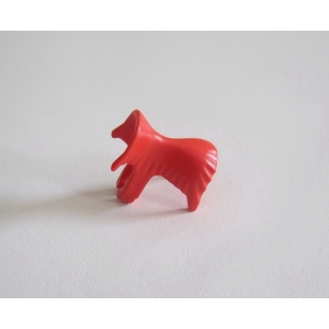 PLAYMOBIL (E104) INDIENS - Selle Rouge pour Cheval