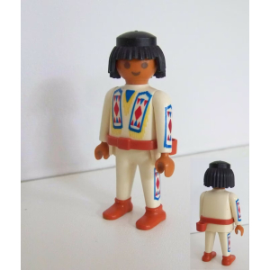 PLAYMOBIL (E201) INDIENS - Homme Guerrier 3871 Série Spéciale 4504