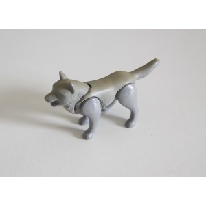 PLAYMOBIL (E2c04) INDIENS - Loup Gris Gueule Ouverte Western Aventure Jauni