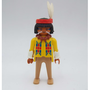 PLAYMOBIL (E264) INDIENS - Guerrier de la Famille 3396