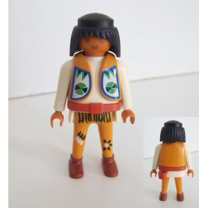 PLAYMOBIL (E218) INDIENS - Guerrier Amérindien 7841
