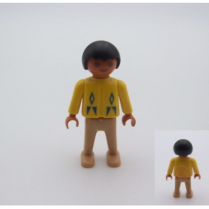 PLAYMOBIL (E204) INDIENS - Petit Garçon Papoose 3396 (abimé)