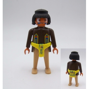 PLAYMOBIL (E213) INDIENS - Guerrier Sorcier 3732 (usé)