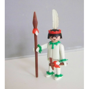 PLAYMOBIL (E412) INDIENS - Guerrier du Set Vintage 3569 de 1980