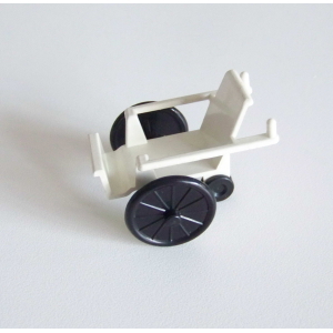 PLAYMOBIL (Y1101) HOPITAL - Fauteuil Roulant Blanc Vintage 3237 3238