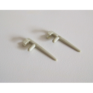 PLAYMOBIL (Y1110) HOPITAL - Paire de Béquilles Grises pour Adultes Vintage