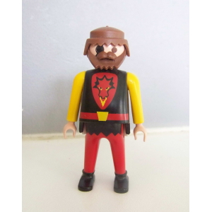 PLAYMOBIL (L4219) MOYEN-AGE - Le Garde du Dragon Rouge 3328