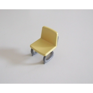PLAYMOBIL (Y1286) HOPITAL - Chaise de Bureau Crème & Gris Clair
