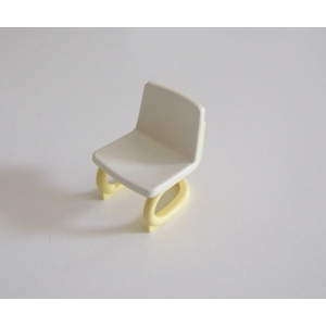 PLAYMOBIL (Y1287) HOPITAL - Chaise de Bureau Blanche & Crème