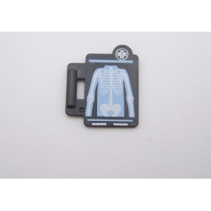 PLAYMOBIL (Y1257) HOPITAL - Tablette Patients Médecin Radiologie 70190 70196