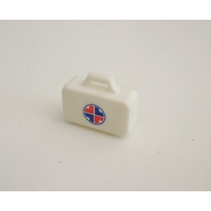 PLAYMOBIL (Y12116) HOPITAL - Valise de Secours Blanche Logo Ambulance 3925