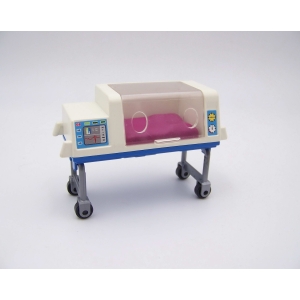 PLAYMOBIL (Y1262) HOPITAL - Couveuse Incubateur sur Roulettes 4225
