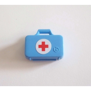 PLAYMOBIL (Y12119) HOPITAL - Valise Secours Nouveau Modèle Bleu Croix Rouge 3761