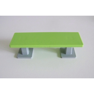 PLAYMOBIL (Y1219) HOPITAL - Table Verte avec Pieds Gris Grand Hôpital 4404