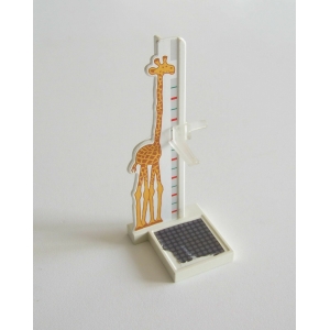 PLAYMOBIL (Y12c02) HOPITAL - Appareil de Mesure Toise Girafe 4404 Jaunie
