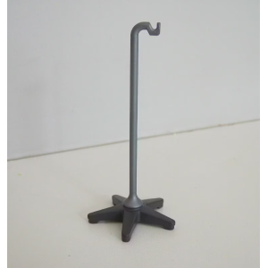 PLAYMOBIL (Y1299) HOPITAL - Support Gris pour Perfusion Chambre 4404 4405 6661