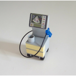 PLAYMOBIL (Y1259) HOPITAL - Meuble Echographe sur Roulettes 4404