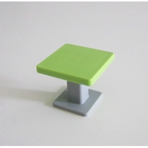 PLAYMOBIL (Y1227) HOPITAL - Petite Table Verte & Pied Gris Grand Hôpital 4404