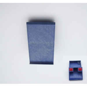 PLAYMOBIL (Y225) HOPITAL - Pan Toit Bleu Droit 4.5x8.5cm 4404 (Jauni)