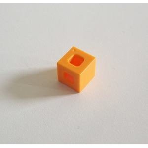 PLAYMOBIL (Y220) HOPITAL - Soubassement Toit Connecteur Bloc Orange 4404