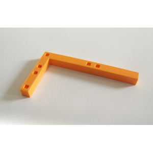 PLAYMOBIL (Y219) HOPITAL - Soubassement Toit Angle Long Orange 4404