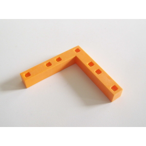 PLAYMOBIL (Y217) HOPITAL - Soubassement Toit Angle Orange 4404