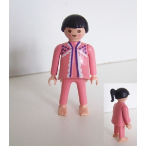 PLAYMOBIL (Y3217) HOPITAL - Femme Patiente Malade en Pyjama Chambre 3980