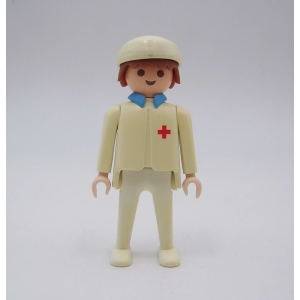 PLAYMOBIL (Y31c06) HOPITAL - Homme Médecin Docteur 3340 Jauni