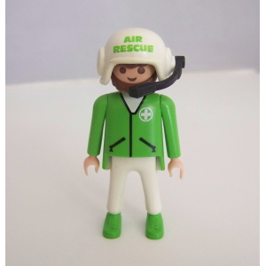 PLAYMOBIL (Y3213) HOPITAL - Homme Docteur de l'Hélicoptère de Secours 3845