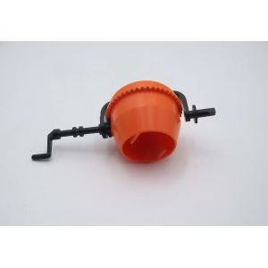 PLAYMOBIL (Q1111) CHANTIER - Cuve avec Axe Bétonnière Orange 3151 3207 Vintage