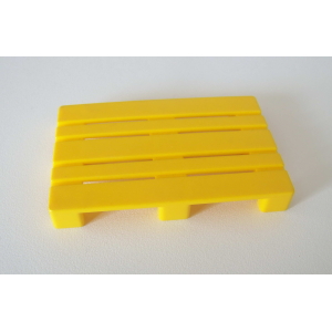 PLAYMOBIL (Q1113) CHANTIER - Grande Palette Jaune 3506