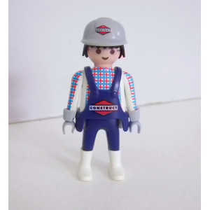 PLAYMOBIL (Q213) CHANTIER - Chef de Chantier Construct Superset Travaux 3126