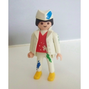 PLAYMOBIL (Q224) CHANTIER - Ouvrier Peintre en Batiment 4630 Série Spéciale