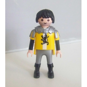 PLAYMOBIL (L42104) MOYEN-AGE - Soldat du Loin Noir 4871