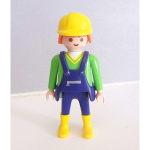 PLAYMOBIL (Q226) CHANTIER - Ouvrier Echaffaudage 3833