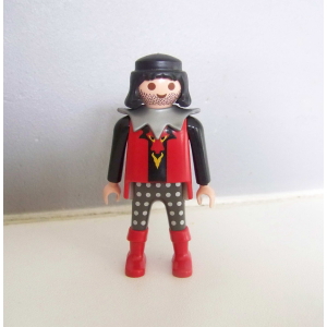 PLAYMOBIL (L4267) MOYEN-AGE - Soldat Archer du Dragon Rouge 3319