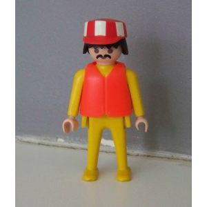 PLAYMOBIL (Q203) CHANTIER - Ouvrier Cantonnier 3745