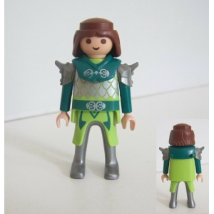 PLAYMOBIL (L42114) MOYEN-AGE - Chevalier du Dragon Vert 4836