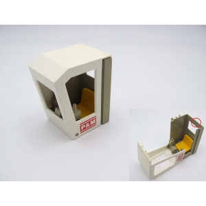 PLAYMOBIL (Q31c03) CHANTIER - Cabine avec Siege Grue 3262 4080 Jaunie Cassée