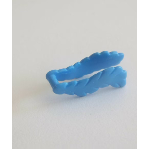 PLAYMOBIL (L8134) MOYEN-AGE - Plume Bleu Clair Arrière Casque 3024 3372 3654