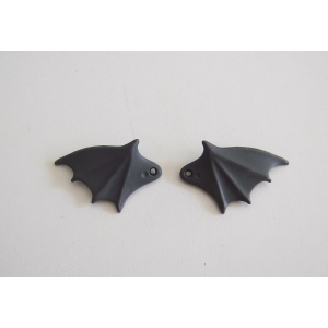 PLAYMOBIL (L8140) MOYEN-AGE - Ailes Gris Forme Dragon Chauve Souris 4696 4835