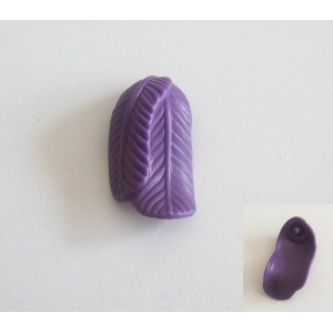 PLAYMOBIL (L8123) MOYEN-AGE - Plume Violet Mat Double Chevalier Dragon 3669