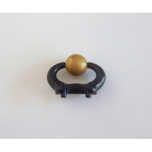 PLAYMOBIL (L8148) MOYEN-AGE - Cornes Noires avec Boule Dorée Casque 4696