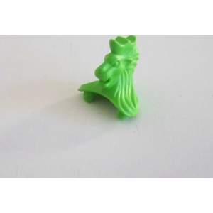 PLAYMOBIL (L8150) MOYEN-AGE - Crête Vert Tête Lion Casque 4768