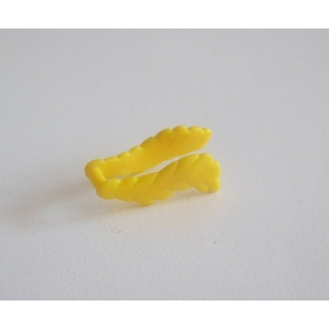 PLAYMOBIL (L8119) MOYEN-AGE - Plume Jaune Arrière Casque 3024 3654 4153