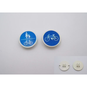 PLAYMOBIL (Q12115) CHANTIER - Panneaux de Signalisation Circulation Vélos 4047