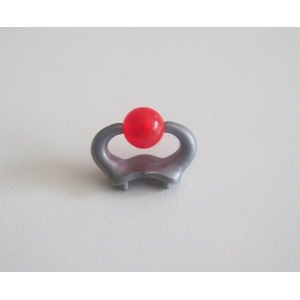 PLAYMOBIL (L8115) MOYEN-AGE - Cornes Grises avec Boule Rouge Casque 4912
